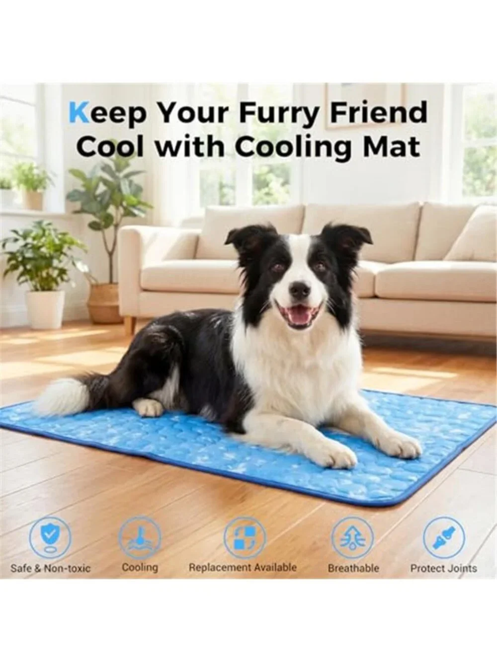 Dog Cooling Mat Arc-Chill Cooling Fiber Self-Cooling Pad,  40